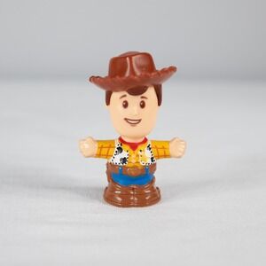 Fisher-Price Little People Woody Toy Story Brown‎ Excellent Disney Pixar Figure